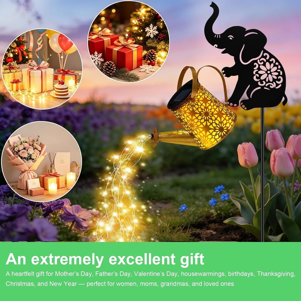 solar-lights-outdoor-watering-can-with-elephant-silhouette-stake