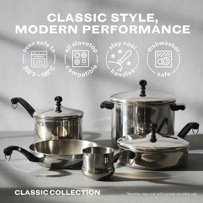 Classic Series Anniversary Edition Cookware Set, 8-Piece, Stainless Steel Pot and Pan Set7