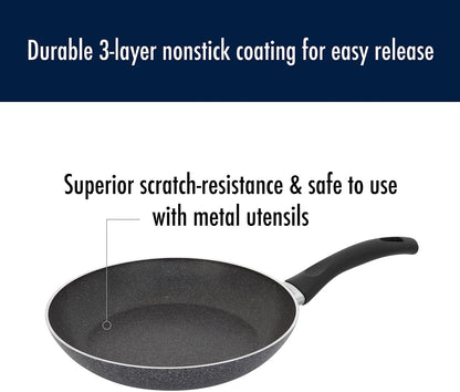 HENCKELS Everlift 10-Inch Nonstick Frying Pan, Made in Italy, Granitium 3-Layer Nonstick Skillet, Dishwasher Safe Aluminum Fry Pan, Oven Safe to 400°F5