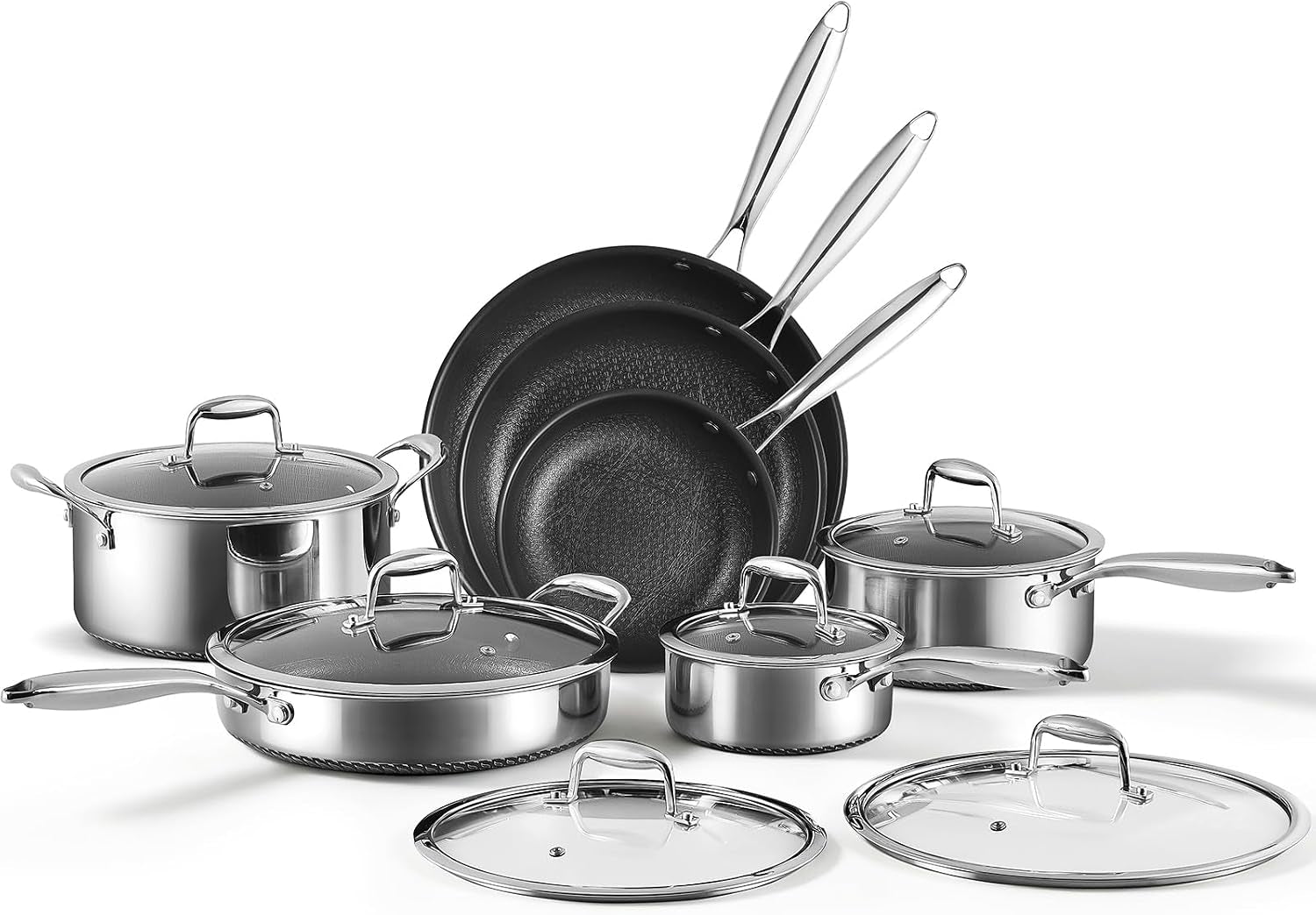 13pcs-nonstick-pots-and-pans-set-stainless-steel-cookware-sets-hybrid-titanium-non-stick-frying-pans-saucepans-saute-pan-stock-pot-pfoa-free-kitchen-skillet-induction-compatible