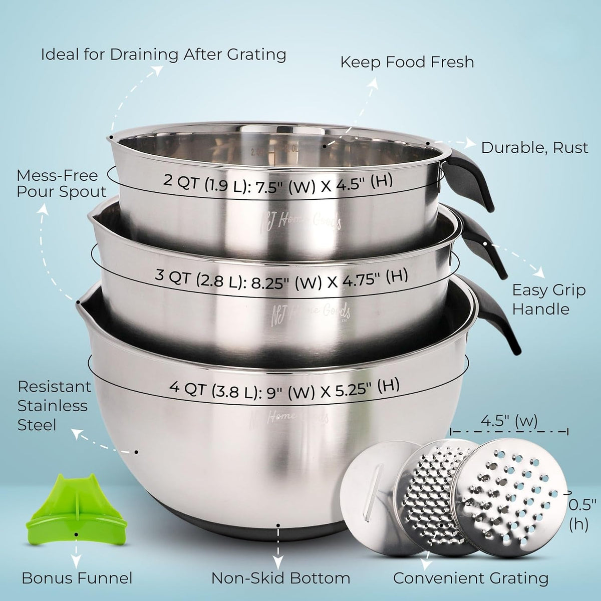 homeware-stainless-steel-mixing-bowl-with-lids-set-handles-for-holidays-gift-set-for-kitchen-with-pour-spout-non-slip-silicone-base-on-bowls-strainer-graters-for-kitchen