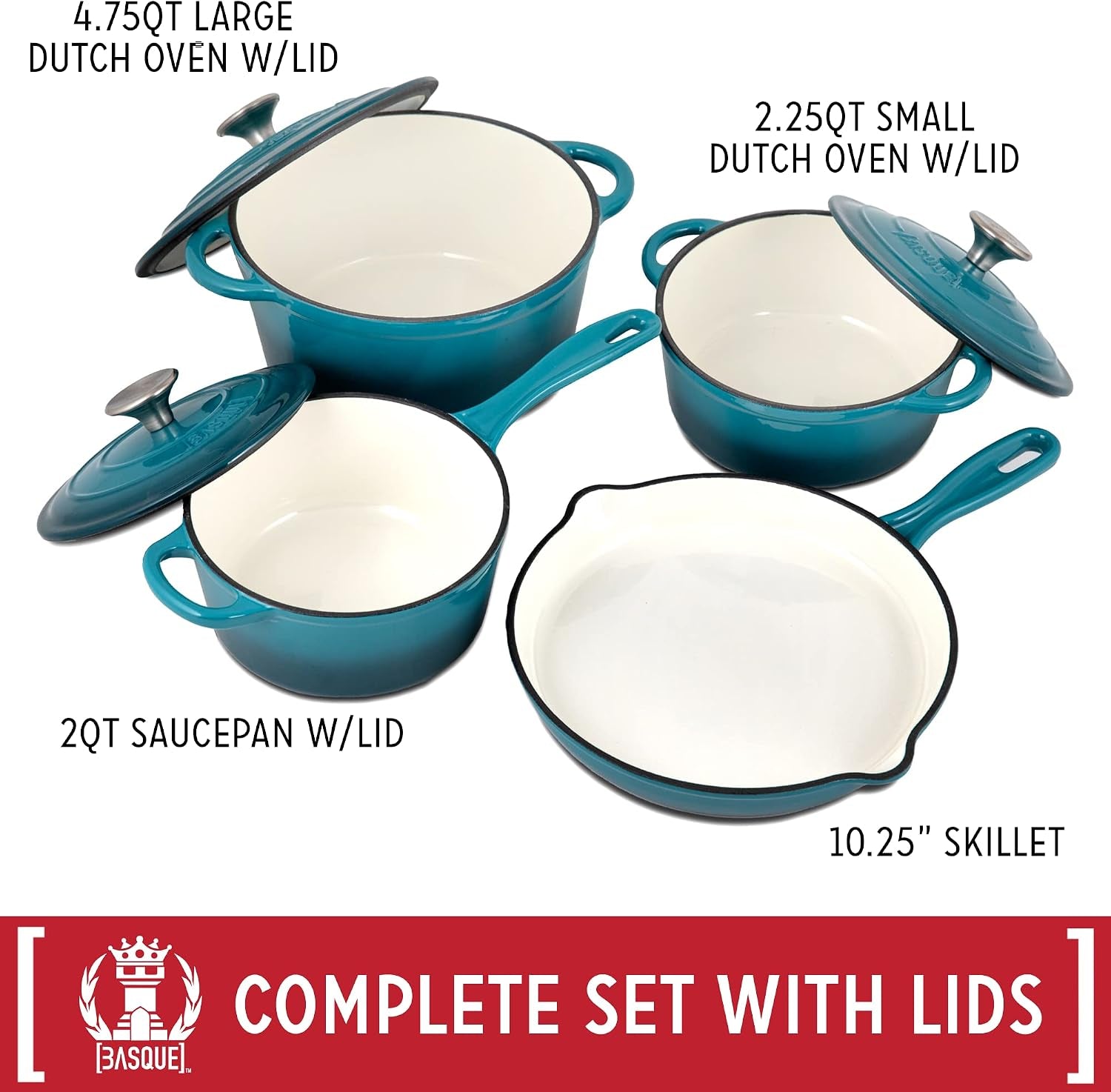 enameled-cast-iron-cookware-set-7-piece-set-biscay-blue-nonstick-oversized-handles-oven-safe-skillet-saucepan-small-dutch-oven-large-dutch-oven-10-25-2qt-2-25qt-4-75qt-includes-10-25-skillet-2qt-saucepan-2-dutch-ovens-oversized-handles-for-easy-carrying