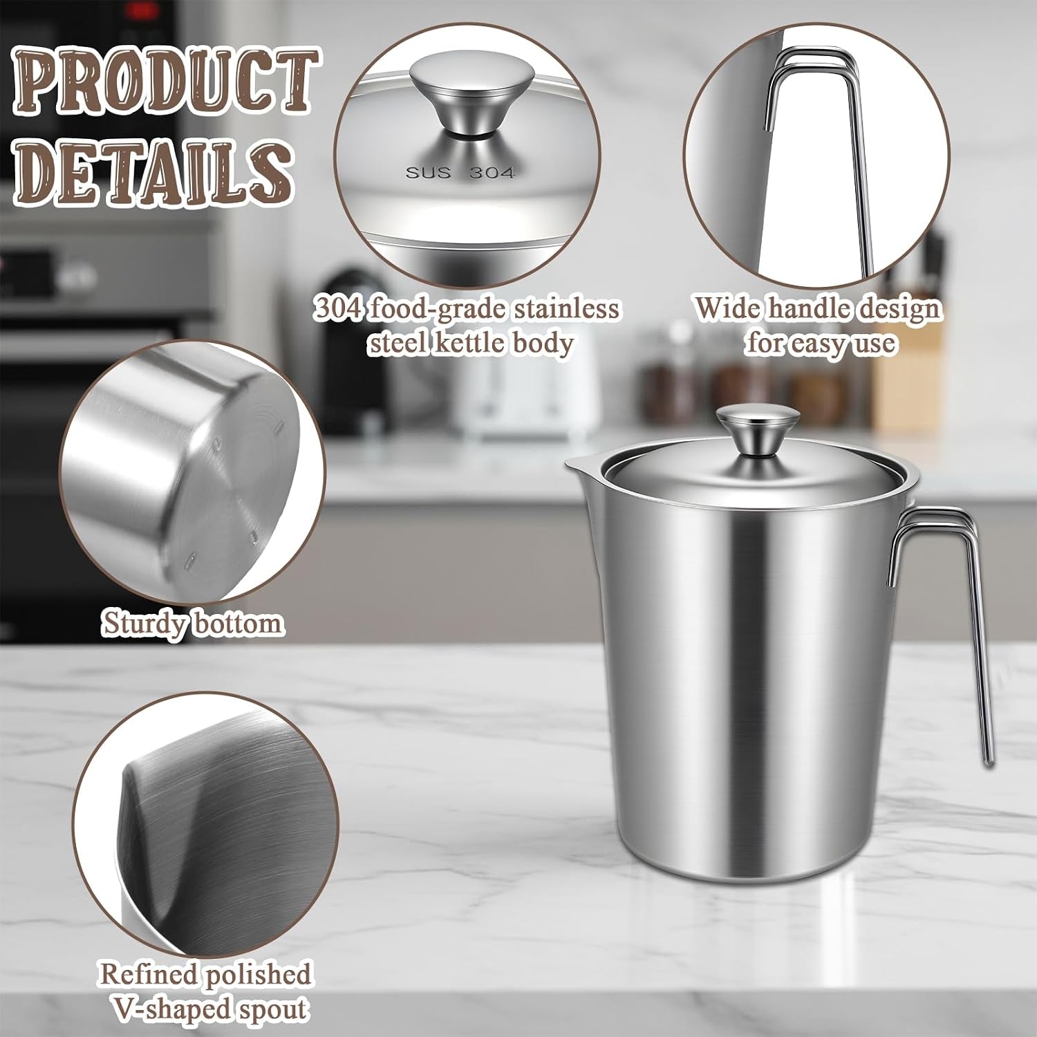 304-stainless-steel-pitcher-with-lid-70-oz-2l-measuring-cup