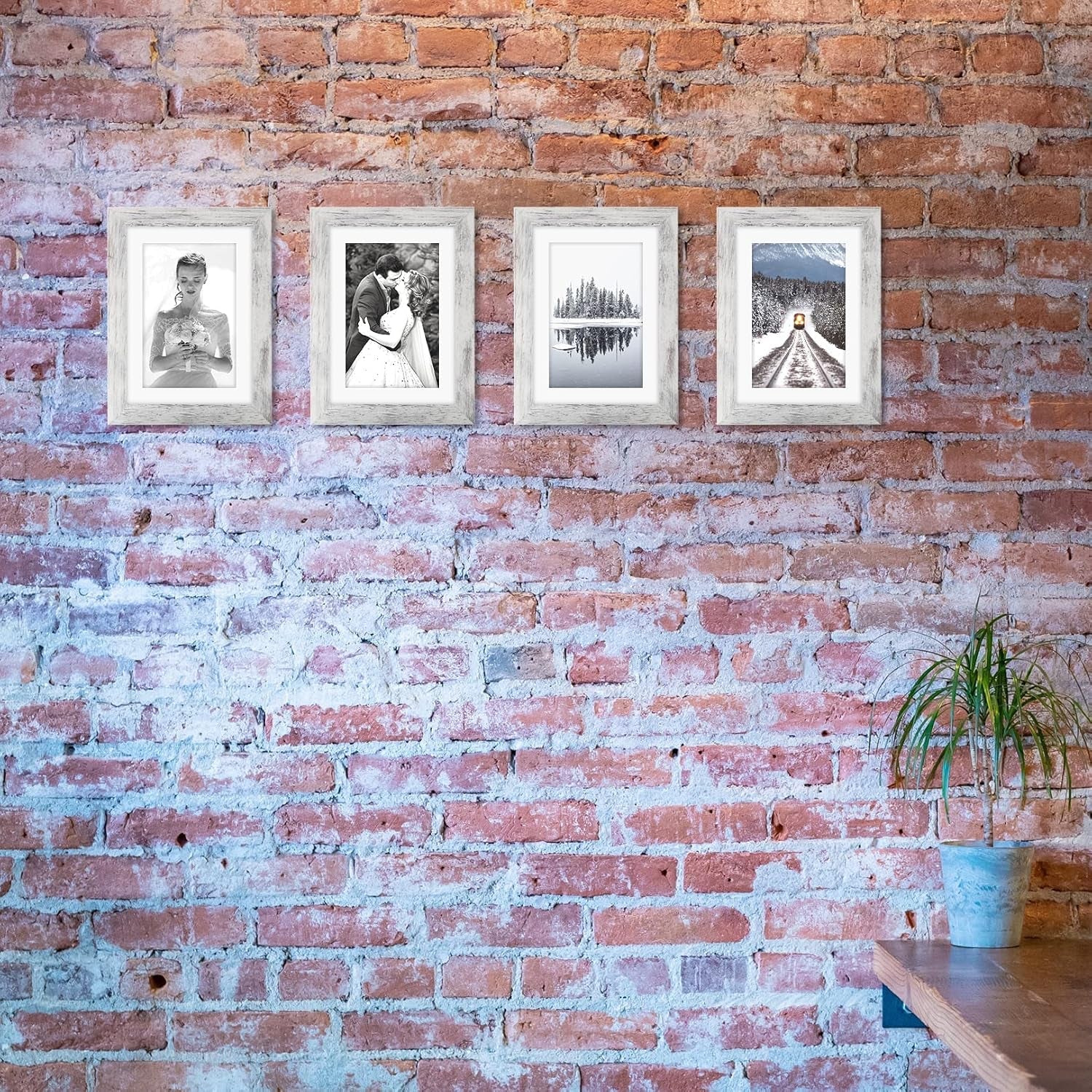 5x7-picture-frames-with-4x6-mat-set-of-4-distressed-white