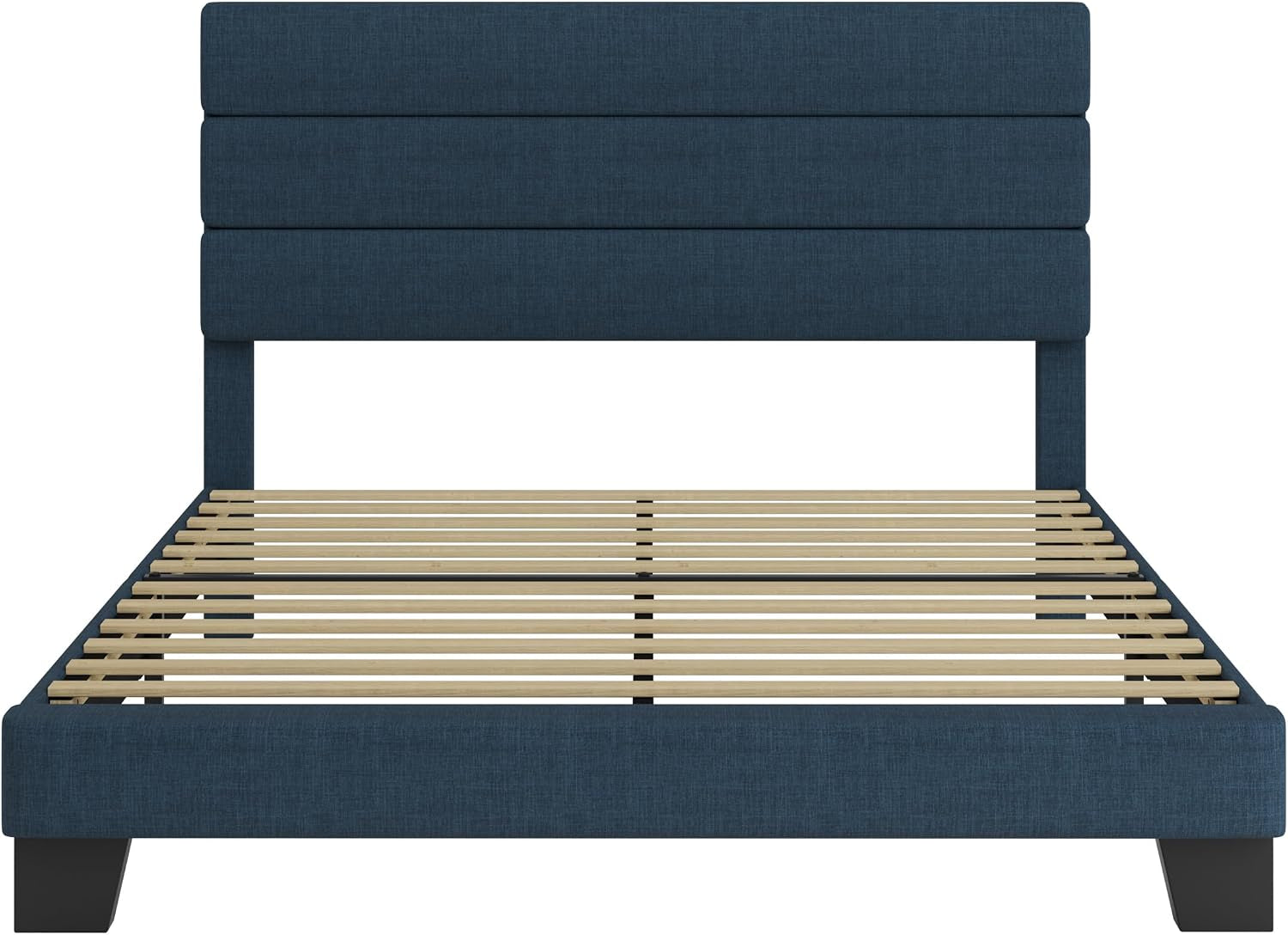 queen-platform-bed-frame-with-upholstered-fabric-headboard-blue