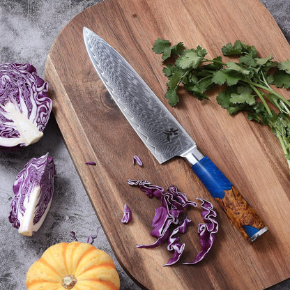 Damascus Chef Knife,8 Inch Japanese Gyuto Knife5
