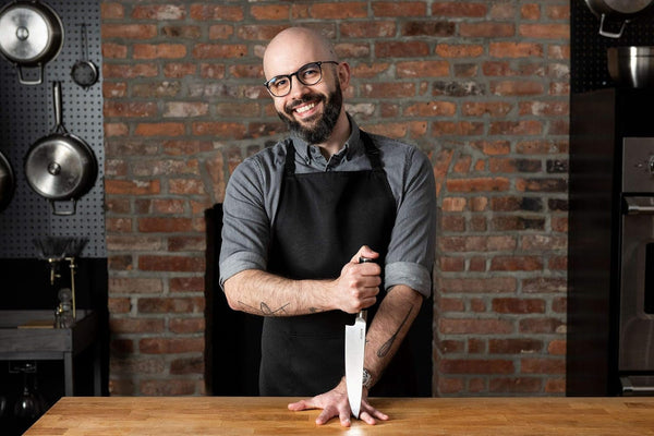 8-Inch Chef Knife – High-Carbon German 1.4116 Steel Kitchen Knife – Professional Cutlery for Precise Slicing and Chopping6