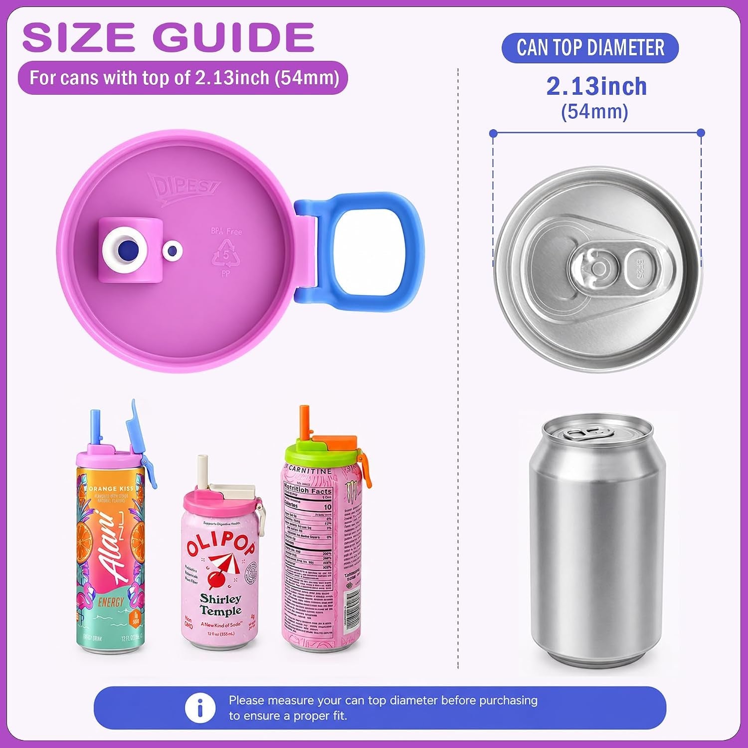 original-creator-6-pack-6-color-soda-can-lids-with-straws-reusable-silicone-straws-soda-can-covers-bpa-free-airtight-seal-easy-to-use-prevents-spills-fits-standard-cans