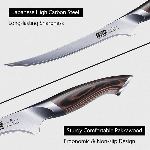 Fillet Knife 9 Inch, Super Sharp Japanese Fish Boning Knife4