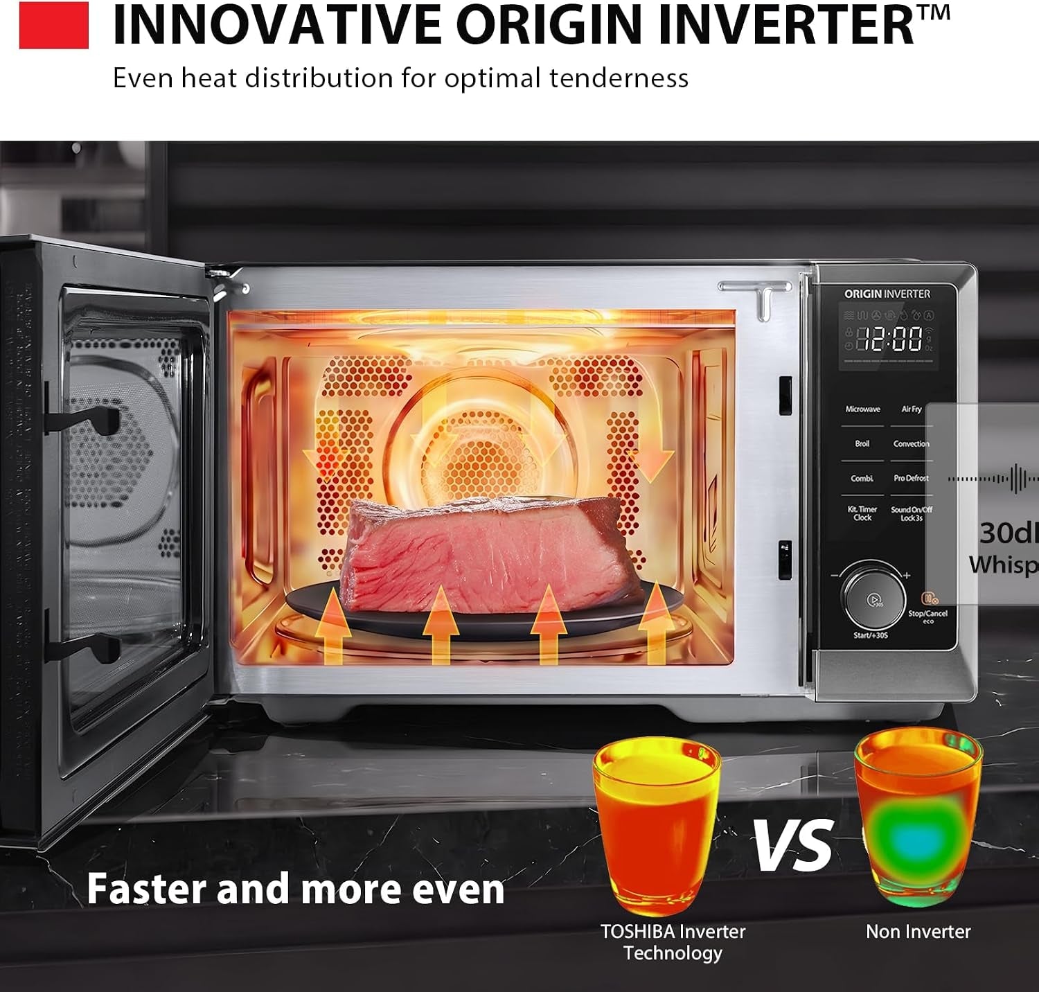 optichef-basic-countertop-microwave-air-fryer-combo-0-9-cu-ft-origin-inverter-tech-convection-bake-broil-27-auto-menus-black-stainless-steel