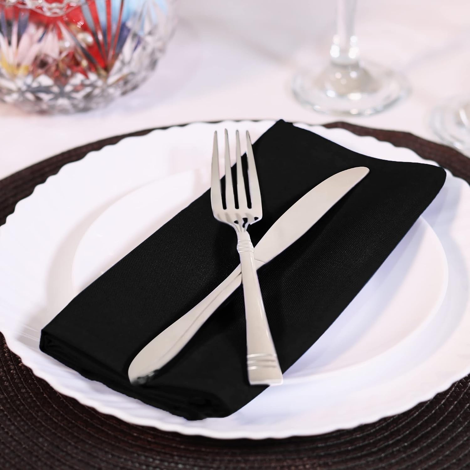 bulk-144-pack-hotel-cloth-napkins-20-x-20-wrinkle-resistant-black