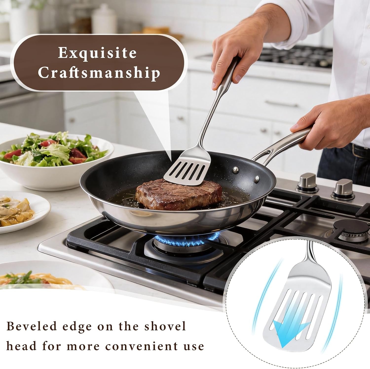 4-piece-cooking-utensils-set-stainless-steel-kitchen-utensils-metal-kitchen-tools-include-solid-slotted-turner-wok-spatula-serving-spoon-ergonomic-handle-easy-to-clean