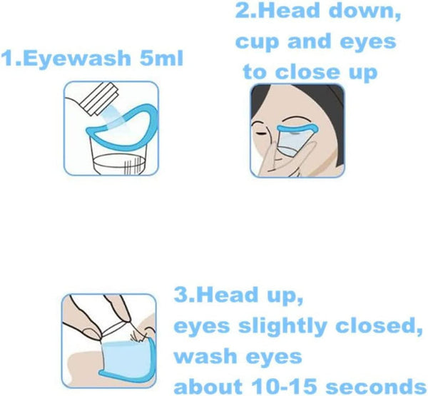 Eye Wash Cups 5Ml Disposable Plastic Measuring Flush Eye Cleaning Cups3
