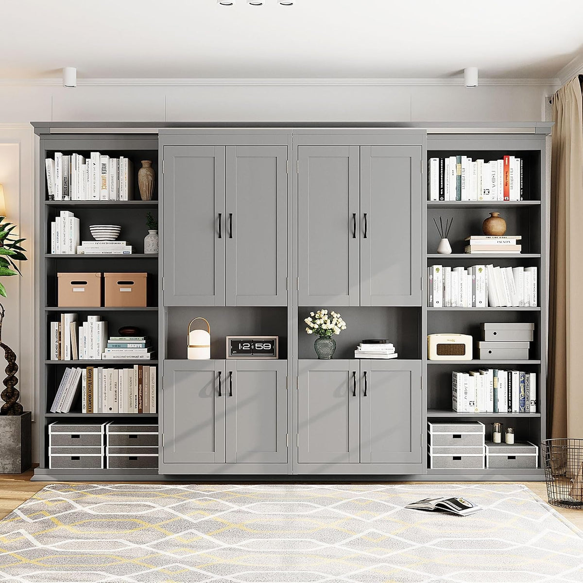 murphy-bed-with-dual-sliding-storage-cabinets-hidden-wall-cabinet-design-dual-6-tier-side-shelves-large-capacity-space-saving-wall-bed-system-for-modern-homes-multifunctional-rooms-full-gray