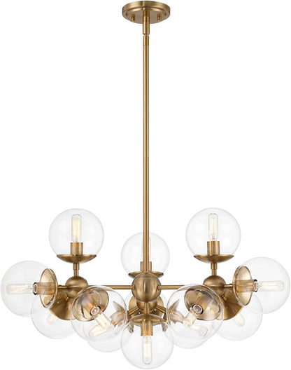 Cosas 27 1/2" Wide Warm Brass 13-Light Modern Pendant Light Fixture7