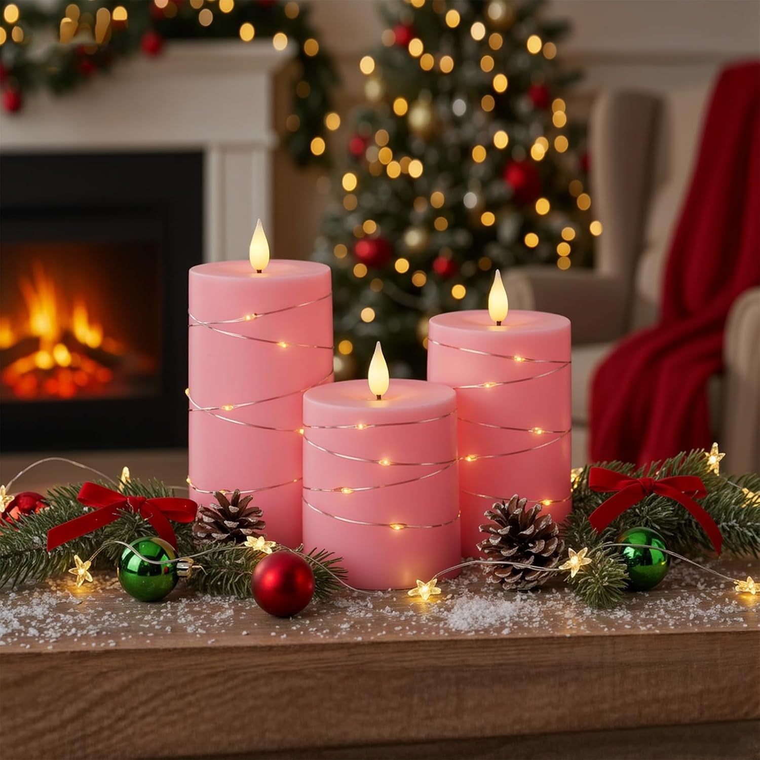 pink-battery-operated-flameless-led-pillar-candle-with-remote-timer