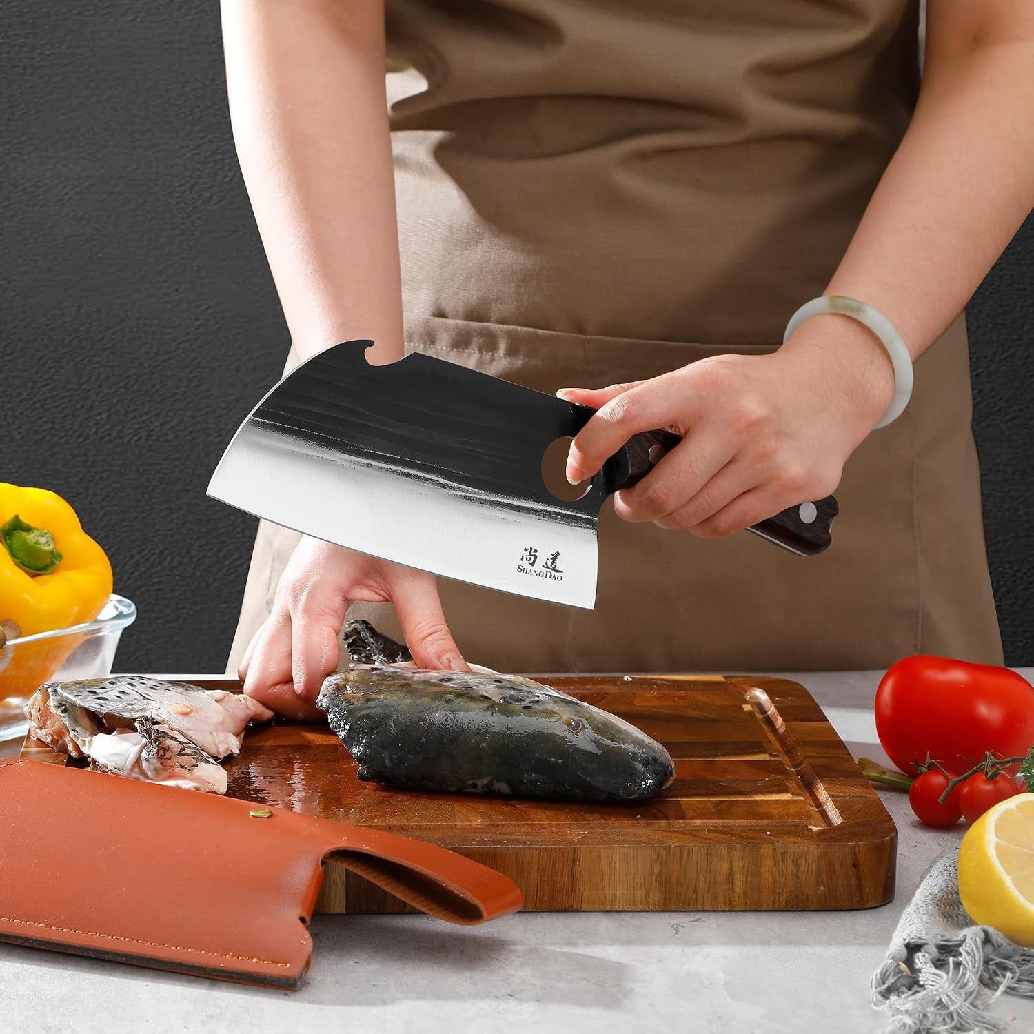 7-deba-knife-hand-forged-cleaver-butcher-knife-for-meat-cutting-japanese-kitchen-viking-knife-with-sheath-cooking-knife-for-kitchen-and-outdoor-camping-thanksgiving-christmas-gifts