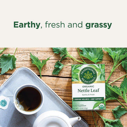 Traditional Medicinals Organic Nettle, 16 Tea Bags | Supports Joint Health & Overall Wellness with Stinging Nettle, Kosher, Non-Gmo, Caffeine-Free, Compostable4