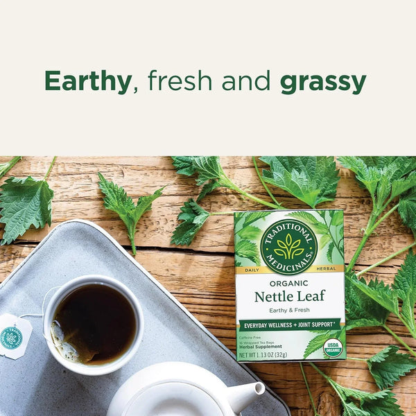 Traditional Medicinals Organic Nettle, 16 Tea Bags | Supports Joint Health & Overall Wellness with Stinging Nettle, Kosher, Non-Gmo, Caffeine-Free, Compostable4