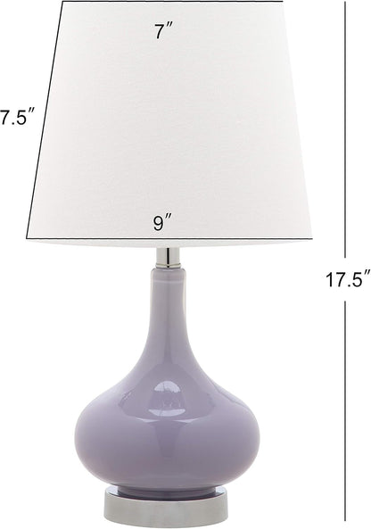 Safavieh Kids Lighting Collection Amy Purple Gourd 18-Inch Bedroom Living Room Home Office Desk Nightstand Table Lamp (LED Bulb Included)3