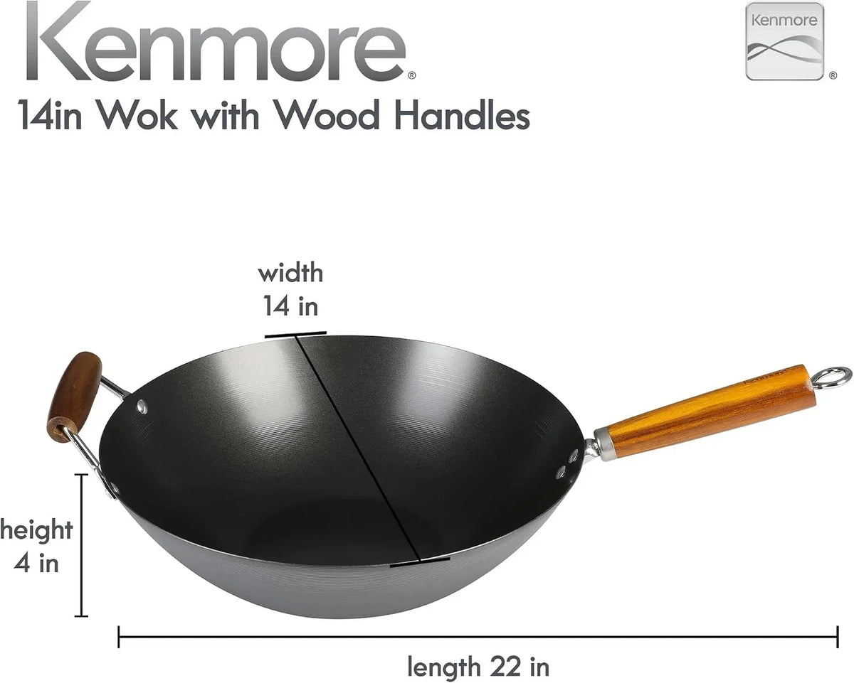 hammond-14-inch-flat-bottom-carbon-steel-wok-black-durable-non-stick-stir-fry-pan-for-gas-and-electric-stovetops