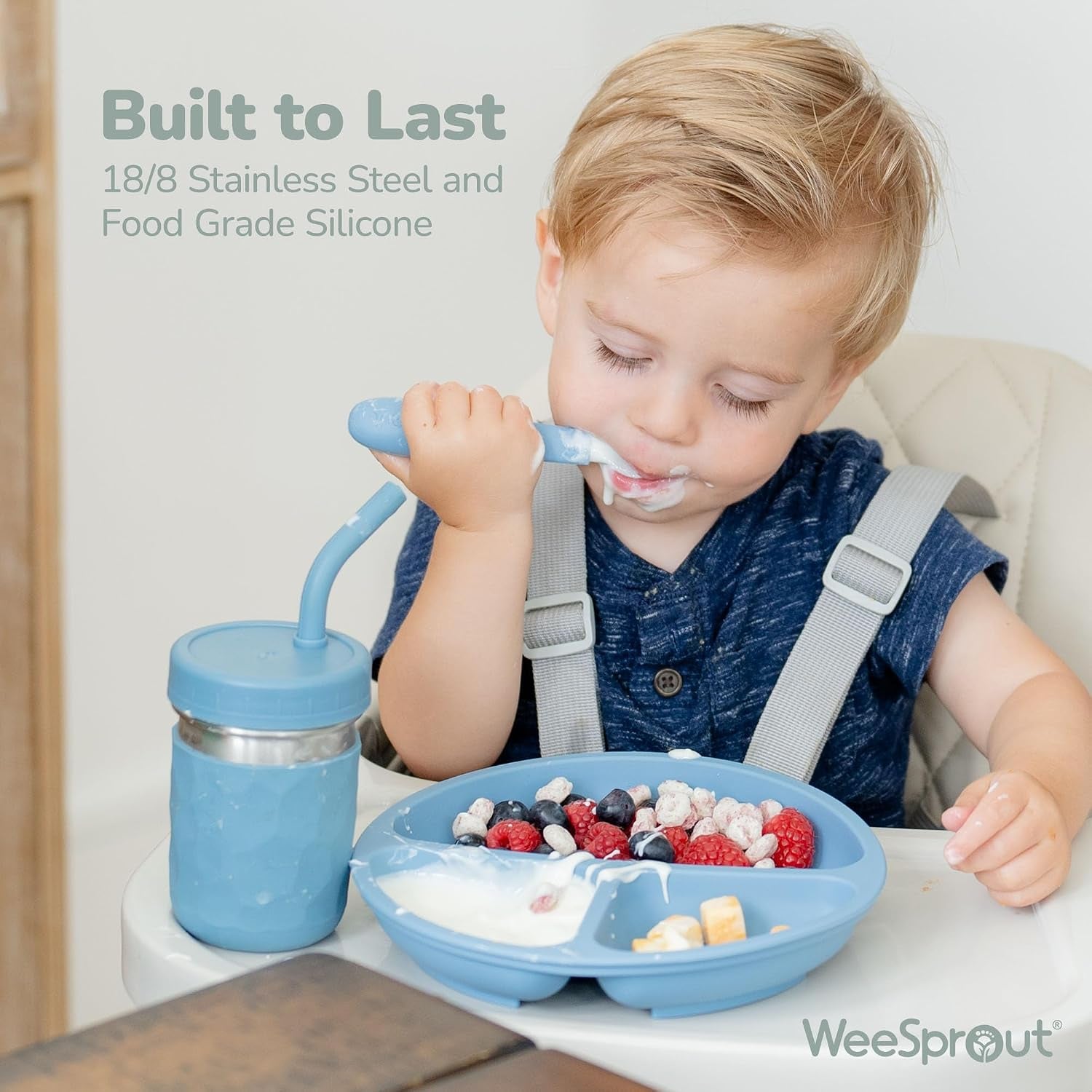 toddler-utensils-3-forks-3-spoons-18-8-stainless-steel-food-grade-silicone-thick-easy-grip-handles-perfect-length-for-new-self-feeders-gentle-on-gums-teeth-dishwasher-safe