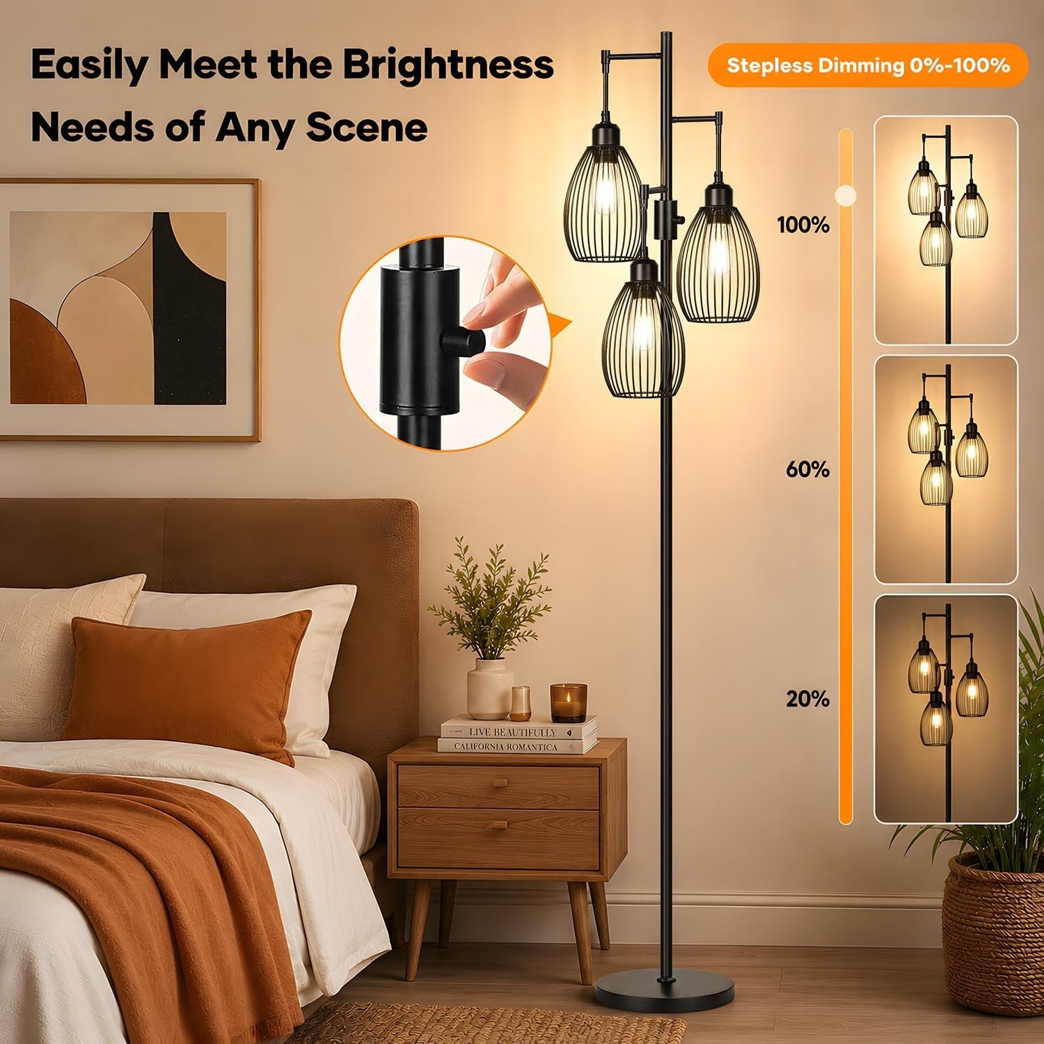 dimmable-floor-lamp-3-x-800lm-led-edison-bulbs-included-farmhouse-industrial-floor-lamp-standing-tree-lamp-with-elegant-teardrop-cage-tall-lamps-for-living-room-bedroom-office-dining-room-black