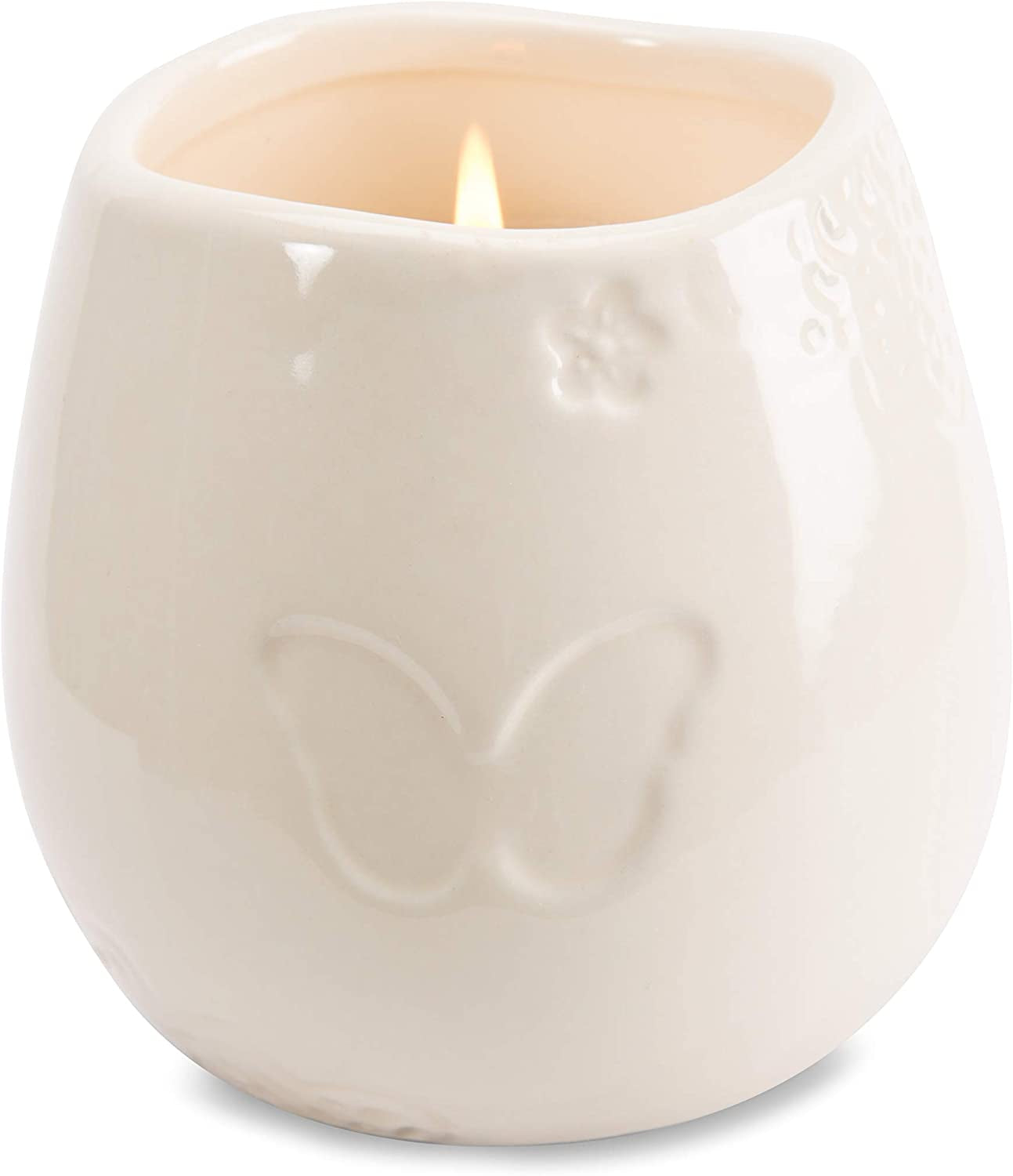 pavilion-in-memory-a-bit-of-heaven-19177-white-ceramic-candle-with-soy-wax-in-a-delicate-floral-scent-thoughtful-sympathy-remembrance-and-condolence-gift-8-ounces