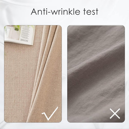 Rectangle Table Cloth Waterproof Beige 63"X47"4