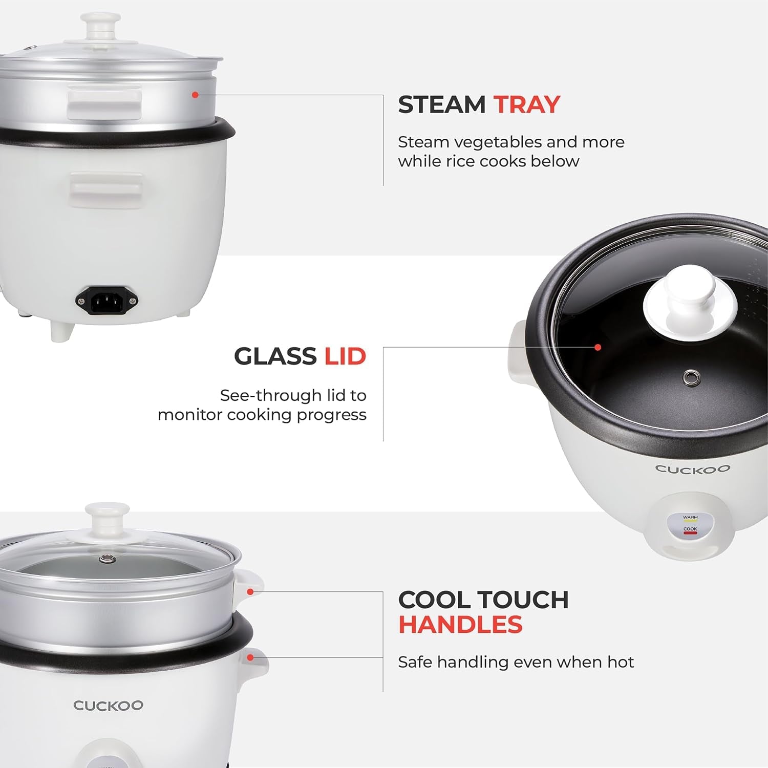 cuckoo-one-touch-rice-cooker-and-warmer-12-cup-cooked-white-cr-0601c-6-cup-uncooked-capacity-nonstick-inner-pot-one-touch-operation-automatic-keep-warm-for-families-and-meal-prep