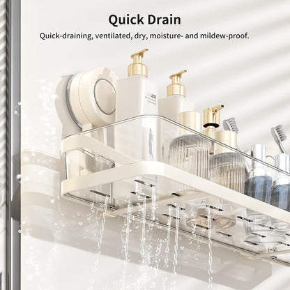Shower Caddy Suction Cup, Bathroom Organizer Shelf5