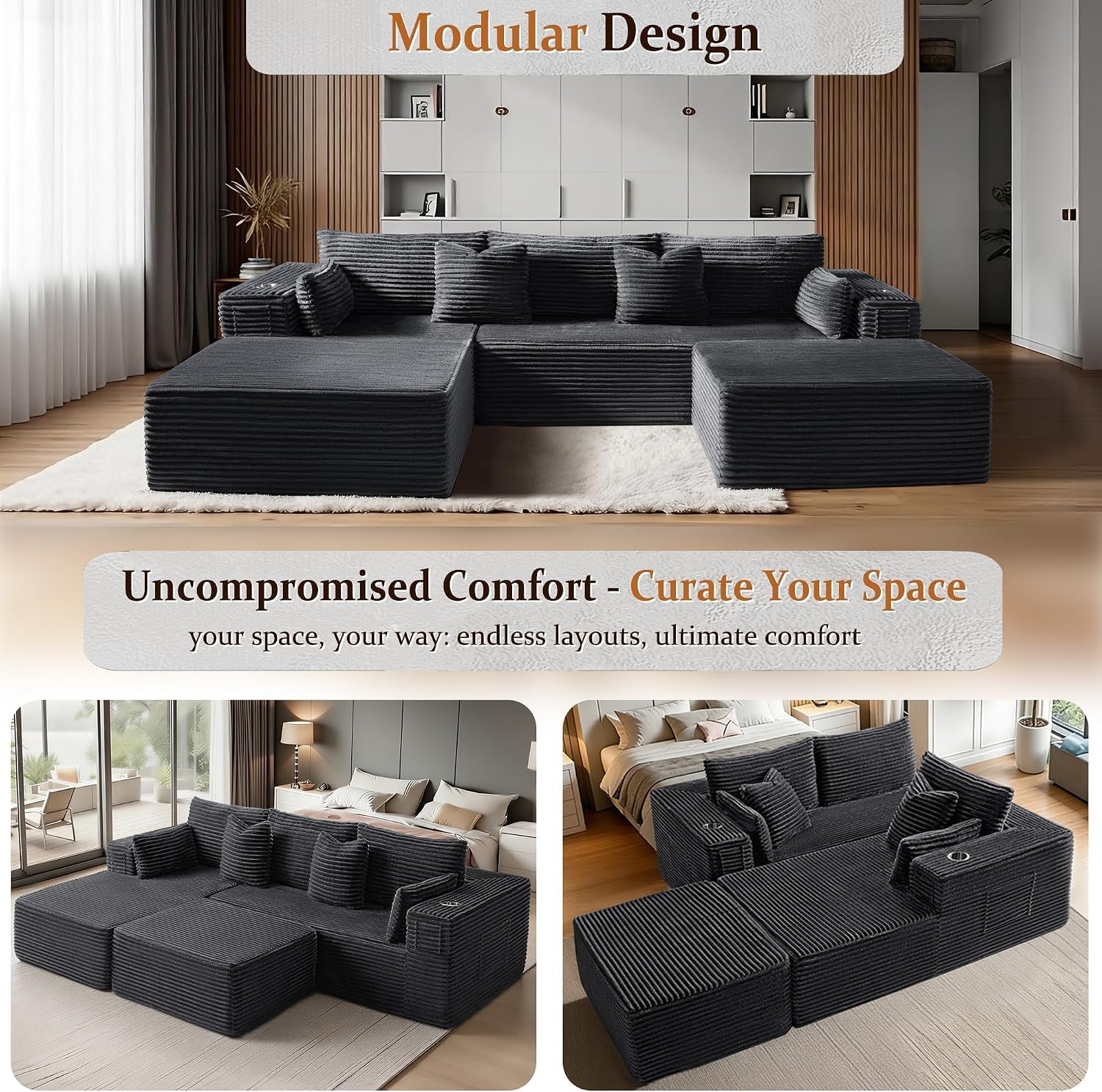 108-oversized-cloud-sectional-couch-comfort-u-shaped-boneless-couch-for-living-room-extra-deep-seats-no-assembly-modular-sofa-corduroy-dark-grey-2-seater-left-facing-chaise-ottoman