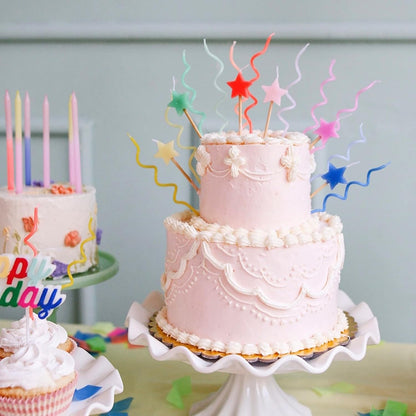 Swirly Tall Cake Candles (Pack of 20)2