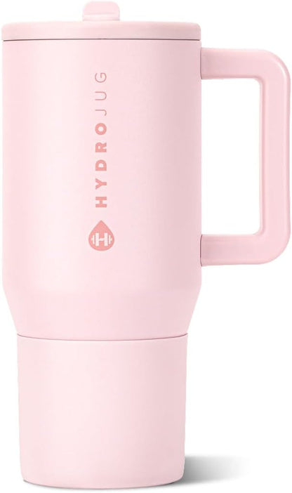 Traveler 20Oz Kids Insulated Tumbler with Handle, Pink Sand1