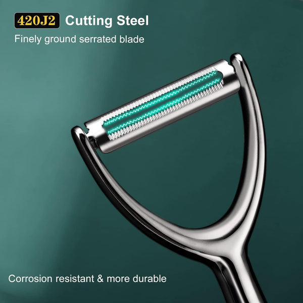 Vegetable Peeler Stainless Steel, Premium Potato Peeler for Kitchen3