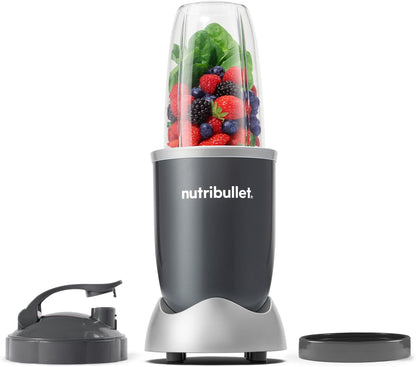 Nutribullet Personal Blender, Shakes, Smoothies, Food Prep, and Frozen Blending, 24 Ounces, 600 Watt, Dark Gray, NBR-0601WM1