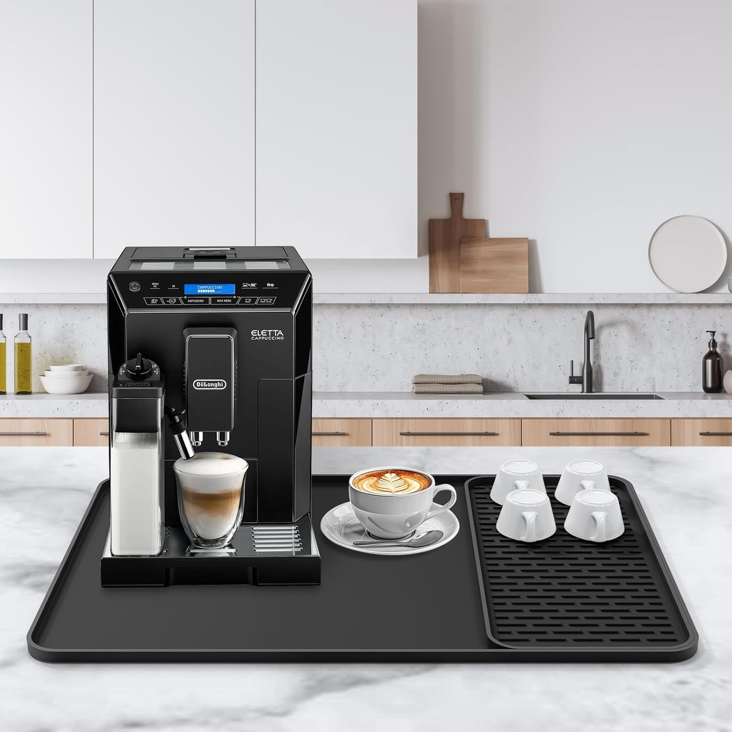 silicone-coffee-mat-24x16-bar-mat-with-detachable-dish-drying-mat-fits-under-coffee-maker-dish-rack