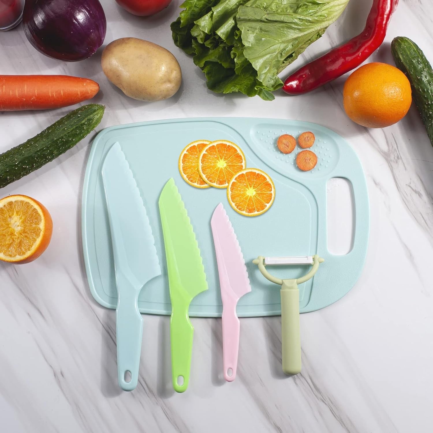 5-piece-kids-knifes-set-kitchen-knife-and-cutting-board-set-childrens-cooking-knives-in-5-sizes-colors-firm-grip-serrated-edges-bpa-free-kids-knives-lettuce-and-cutting-board-peeler