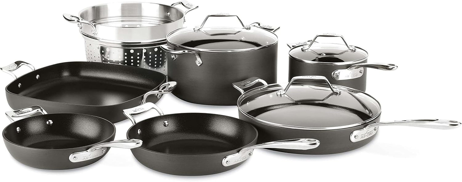 all-clad-essentials-hard-anodized-nonstick-cookware-set-10-piece-oven-safe-350f-pots-and-pans-black