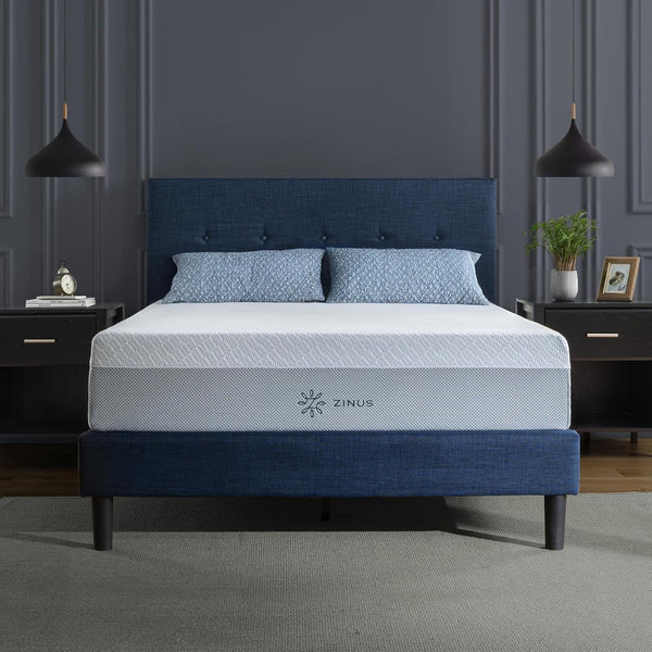 12 Inch Full Quadcool Memory Foam Mattress, Medium Feel1