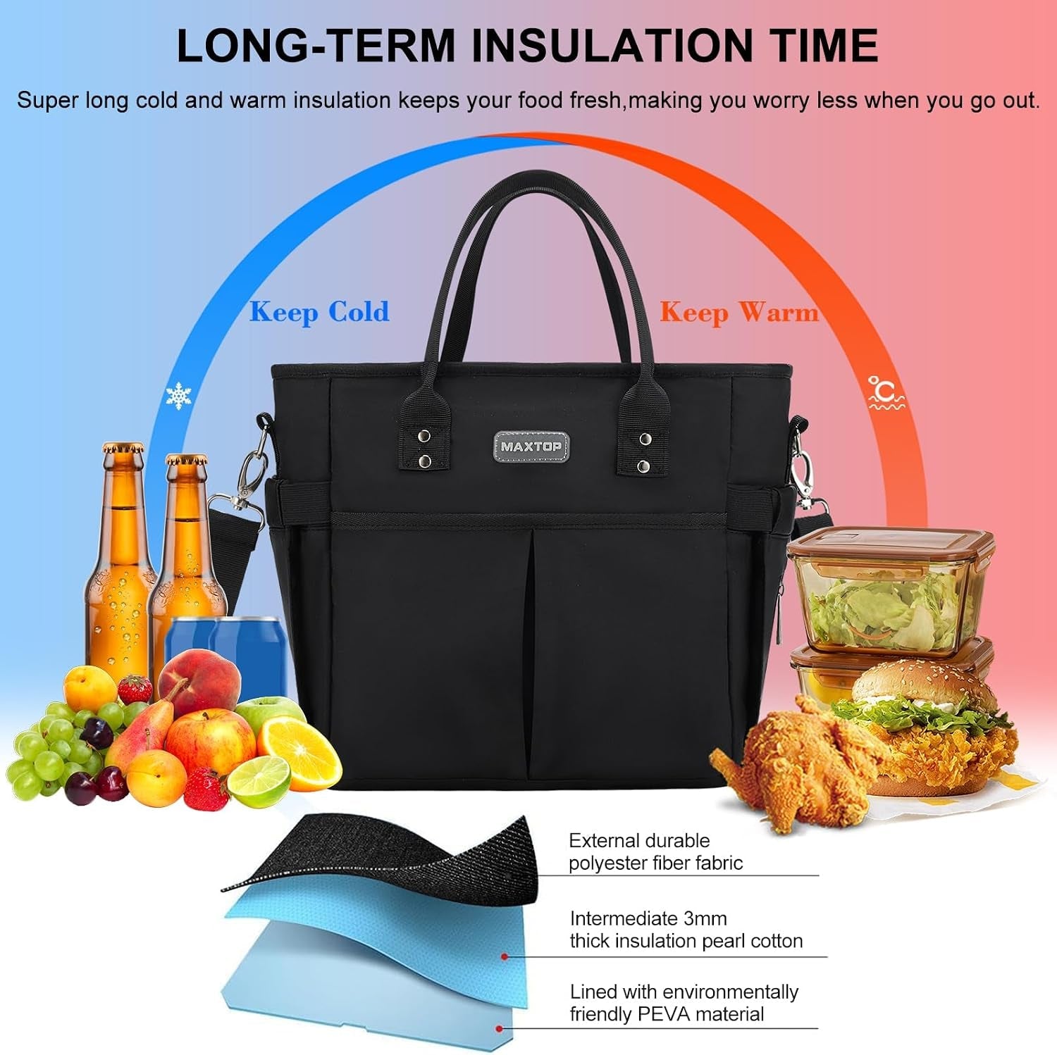 lunch-bag-women-for-work-insulated-thermal-lunch-box-for-men-with-wide-open-pocket-reusable-leakproof-cooler-bags-with-removable-shoulder-strap-for-teacher-nurse-office-picnic-travel-black