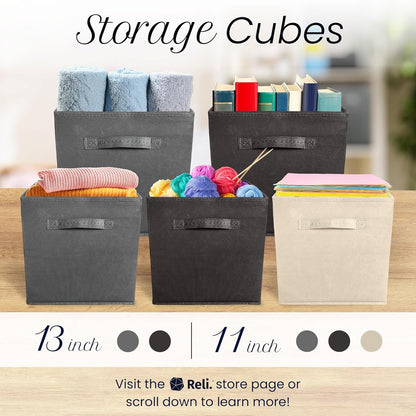 11 Inch Cube Storage Bins (12 Pack) | Cube Organizer Bins7