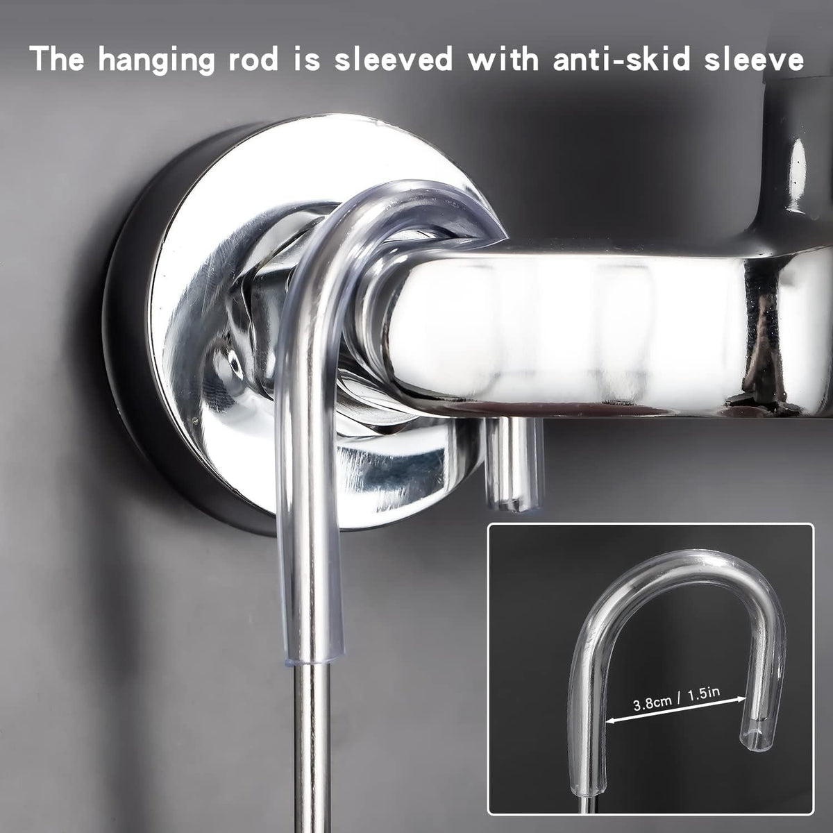 hanging-shower-rack-bathroom-storage-rack-shampoo-bracket-the-back-hook-can-be-rotated-and-can-be-hung-on-the-faucet-or-claw-foot-bathtubcross-bar-304-stainless-steel-rust-proof-and-durable