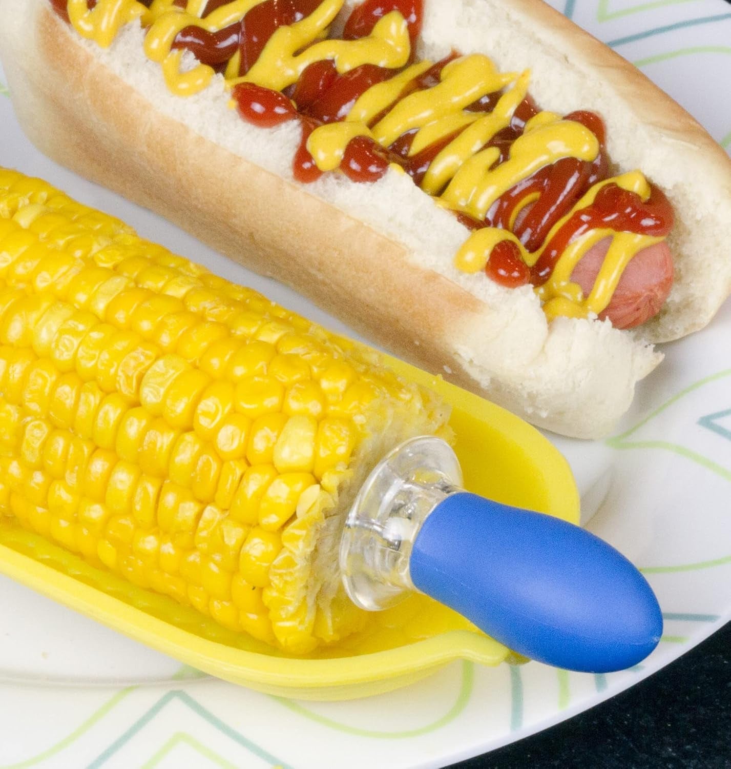 classic-ez-store-jumbo-corn-holders-8-piece-set-yellow-green-blue-orange