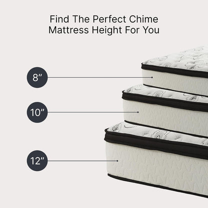 Signature Design by Ashley 12 Inch Memory Foam Queen Mattress in a Box | Stretch Knit Cover and 12-Inch Profile, Certipur-Us Foam Designed for Easy Setup, Motion Isolation, Chime Series8