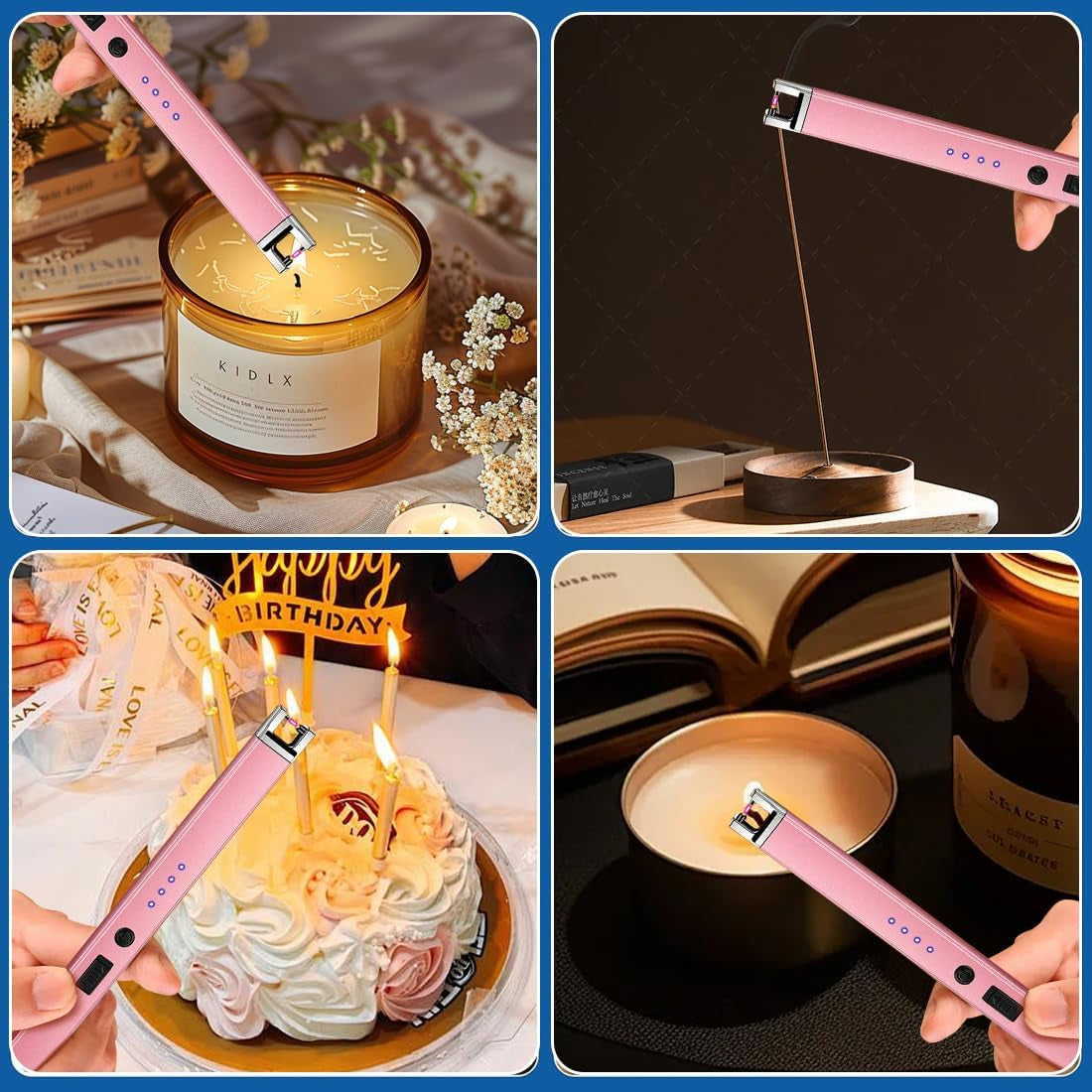 electric-candle-lighter-2-pack-usb-rechargeable-lighters-plasma-arc-lighter