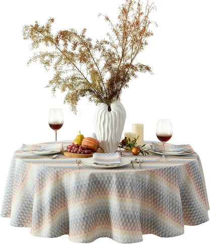 Chester Thanksgiving Tablecloth, 70 Inch Round1