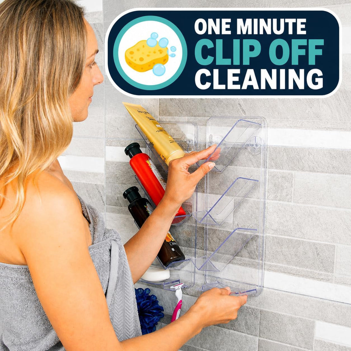 adhesive-rustproof-shower-caddy-no-drill-easy-clean-shelves