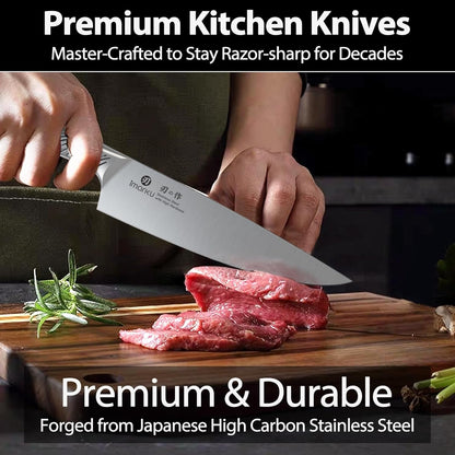 14 Piece Stainless Steel Knife Set with Build-In Sharpener2