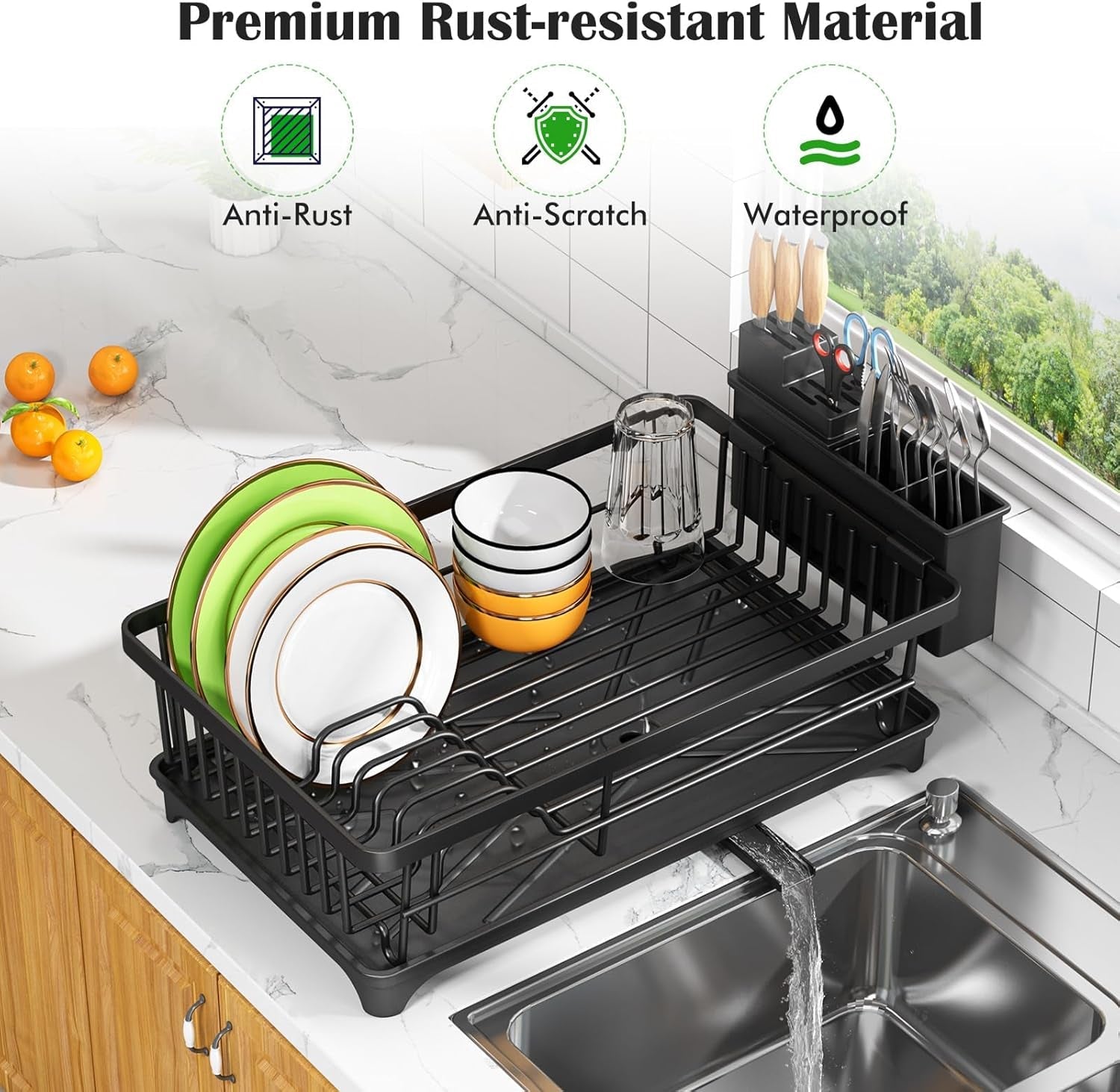 dish-drying-rack-for-small-kitchen-counter-with-utensil-holder